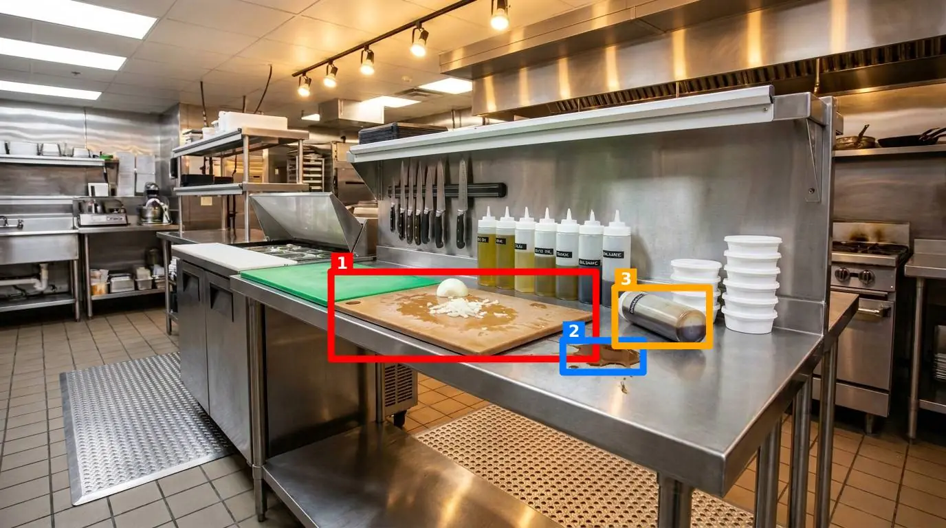 SnapAudit inspection: Restaurant kitchen